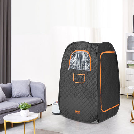 1000W Personal Steam Sauna Tent Loss Weight Detox Therapy Spa Compact, 800 x 800 x 1330 mm.