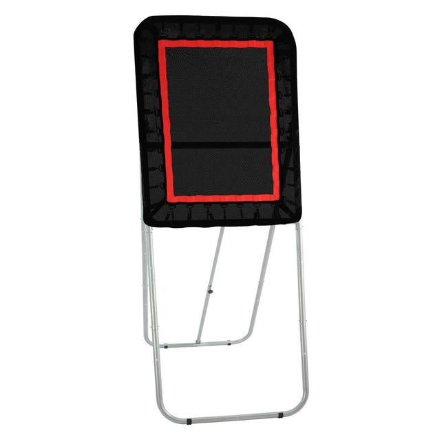 Folding Lacrosse Rebounder for Backyard, 3x4 Ft Volleyball Bounce Back Net, Pitchback Throwback Baseball Softball Return Training Screen, Adjustable Angle Shooting Practice Training Wall, Black.