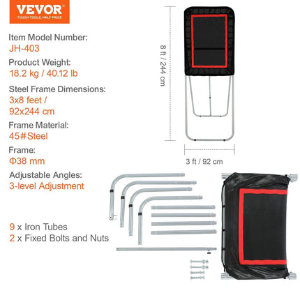 Folding Lacrosse Rebounder for Backyard, 3x4 Ft Volleyball Bounce Back Net, Pitchback Throwback Baseball Softball Return Training Screen, Adjustable Angle Shooting Practice Training Wall, Black.