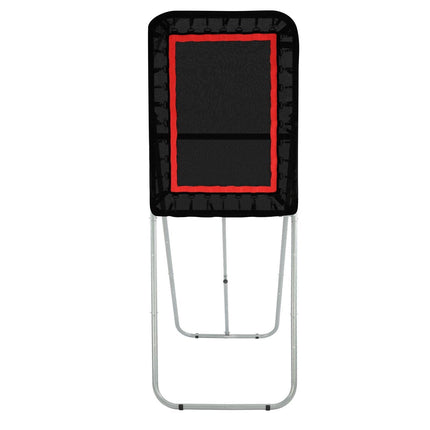 Folding Lacrosse Rebounder for Backyard, 3x4 Ft Volleyball Bounce Back Net, Pitchback Throwback Baseball Softball Return Training Screen, Adjustable Angle Shooting Practice Training Wall, Black.