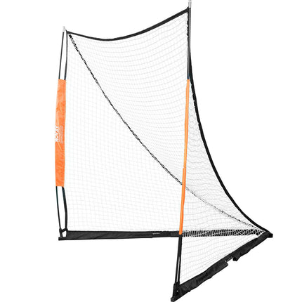 Lacrosse Goal, 1.8mx1.8m Lacrosse Net, Portable Lacrosse Goal with Carry Bag, Fiberglass Rod Backyard Lacrosse Training Equipment, Easy Setup Collegiate Goal, Perfect for Youth Adult Training.