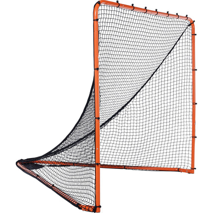 Lacrosse Goal, 1.8mx1.8m Lacrosse Net, Folding Portable Backyard Lacrosse Training Equipment, Steel Frame Training Net, Quick & Easy Setup Lacrosse Goal, Perfect for Youth Adult Training, Orange.