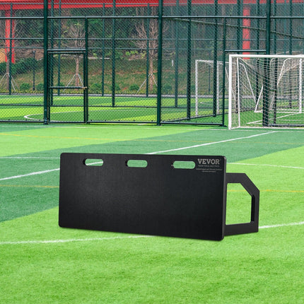 Soccer Rebounder Board, 100x40 cm Portable Soccer Wall with 2 Angles Rebound, Foldable HDPE Kickback Rebound Board, Soccer Training Equipment for Kids and Adults, Passing & Shooting Practice.