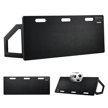 Soccer Rebounder Board, 115x45 cm Portable Soccer Wall with 2 Angles Rebound, Foldable HDPE Kickback Rebound Board, Soccer Training Equipment for Kids and Adults, Passing & Shooting Practice.