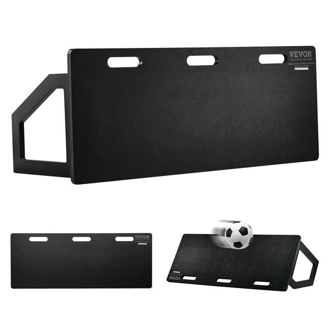 Soccer Rebounder Board, 115x45 cm Portable Soccer Wall with 2 Angles Rebound, Foldable HDPE Kickback Rebound Board, Soccer Training Equipment for Kids and Adults, Passing & Shooting Practice.