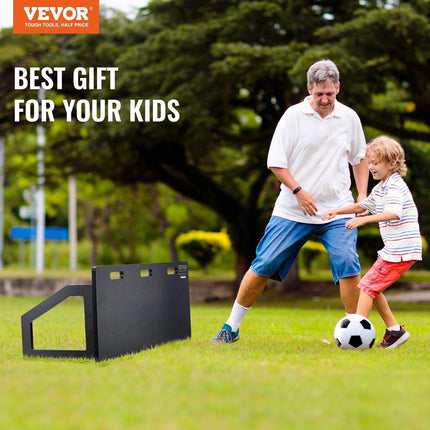 Soccer Rebounder Board, 115x45 cm Portable Soccer Wall with 2 Angles Rebound, Foldable HDPE Kickback Rebound Board, Soccer Training Equipment for Kids and Adults, Passing & Shooting Practice.