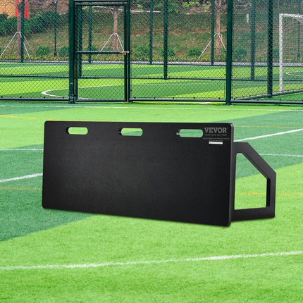 Soccer Rebounder Board, 115x45 cm Portable Soccer Wall with 2 Angles Rebound, Foldable HDPE Kickback Rebound Board, Soccer Training Equipment for Kids and Adults, Passing & Shooting Practice.