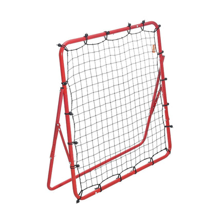 Soccer Rebounder Rebound Net, Kick-Back 100x100 cm, Portable Football Training Gifts, Fully Adjustable Angles Goal Net, Aids & Equipment for Kids Teens & All Ages, Easy Set Up & Perfect Storage.