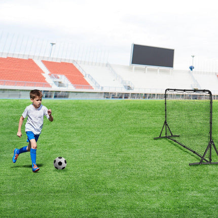 6x4FT Soccer Rebound Trainer Soccer Training Equipment Double-Sided Net.