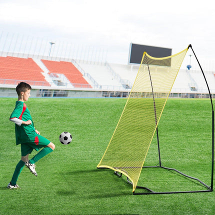 7x7FT Soccer Rebounder Portable Soccer Trainer Net with Portable Bag.