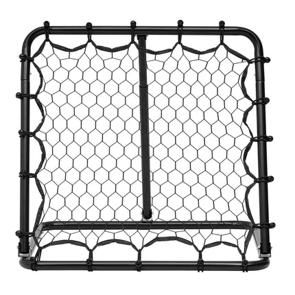 34"x34" Soccer Rebounder Net Kick-Back Portable Football Training Gifts.