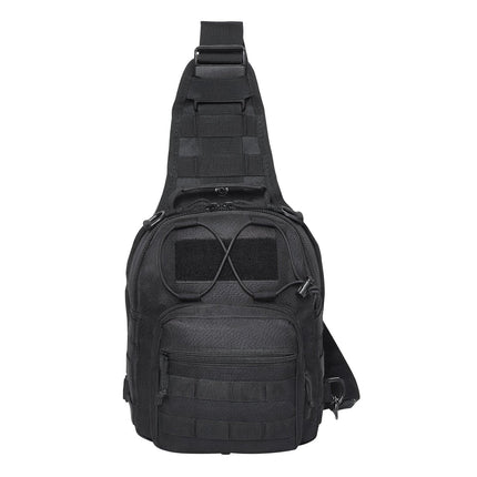 Tactical Sling Bag 10L Military Rover Shoulder Sling Backpack Black.