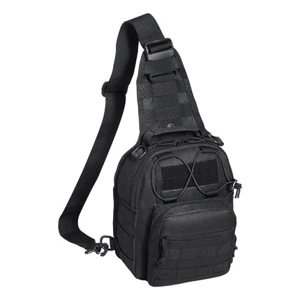 Tactical Sling Bag 10L Military Rover Shoulder Sling Backpack Black.