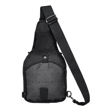 Tactical Sling Bag 10L Military Rover Shoulder Sling Backpack Black.