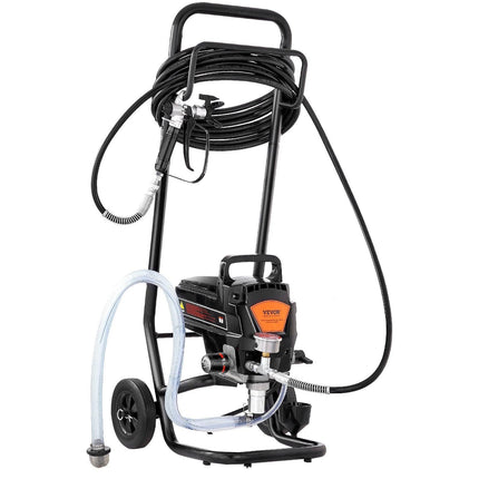 Stand Airless Paint Sprayer, 950W 3000PSI High Efficiency Electric Airless Sprayer With Cart, Fine And Even Painting Effect, Paint Sprayers for Home Interior and Exterior Furniture and Fences.
