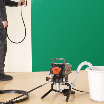 Stand Airless Paint Sprayer, 950W 3000PSI High Efficiency Electric Airless Sprayer, Fine And Even Painting Effect, Handheld Paint Sprayers for Home Interior and Exterior Furniture and Fences.