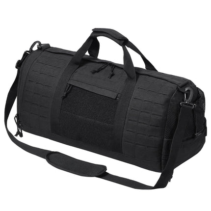 Tactical Duffle Bag 45L Gym Bag Duffle Molle Design & Shoe Compartment.