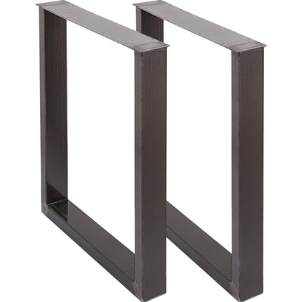 72 x 60 cm Dining Table Legs Office Table Legs Set of 2 Steel Table Legs Computer Desk Legs Steel Bench Legs Country Style Table Legs DIY Furniture Legs.