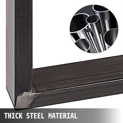 72 x 60 cm Dining Table Legs Office Table Legs Set of 2 Steel Table Legs Computer Desk Legs Steel Bench Legs Country Style Table Legs DIY Furniture Legs.