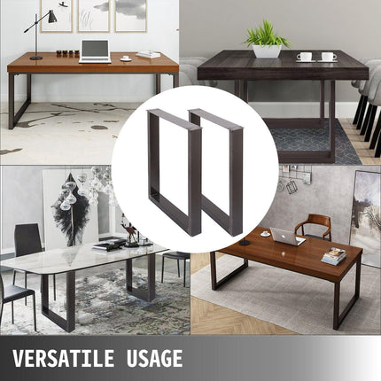 72 x 60 cm Dining Table Legs Office Table Legs Set of 2 Steel Table Legs Computer Desk Legs Steel Bench Legs Country Style Table Legs DIY Furniture Legs.