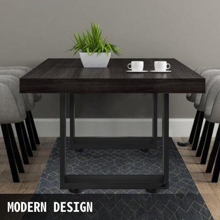 Black Metal Table Legs Set of 2 Steel Table Legs 800x720 MM Dining Table Legs Office Table Legs Computer Desk Legs Steel Bench Legs Country Style Table Legs DIY Furniture Legs.