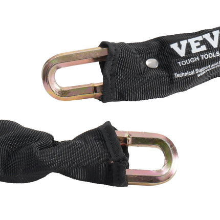 Bike Chain Lock, 5.91 Ft Security Bicycle Chain Lock, Heavy Duty Metal Steel Anti-Theft High Security Bike Locks, Perfect for Bike, Motorcycle, Scooter, Bicycle, Door, Fence, Gate, 9.5mm, Black.