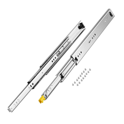1 Pair 16-60 in Soft-Close Drawer Slides Ball Bearing Full Extension.
