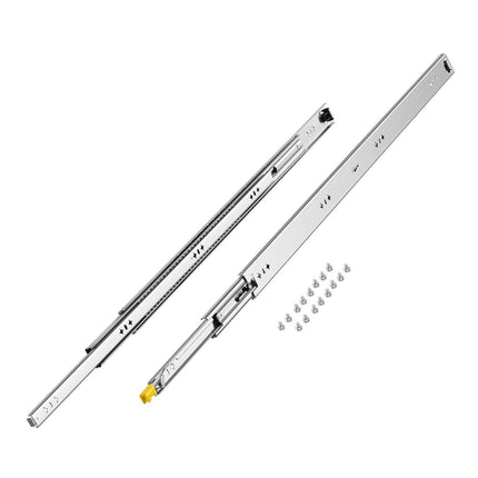 1 Pair 16-60 in Soft-Close Drawer Slides Ball Bearing Full Extension.