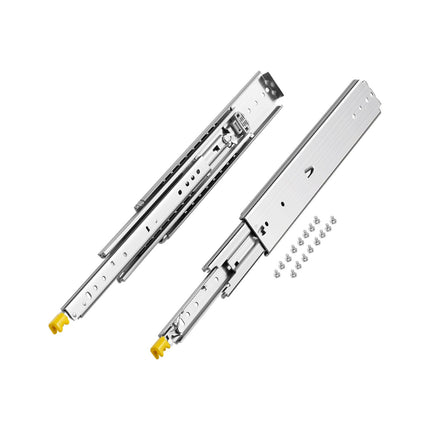 1 Pair 18-60 in Soft-Close Drawer Slides Ball Bearing Full Extension.