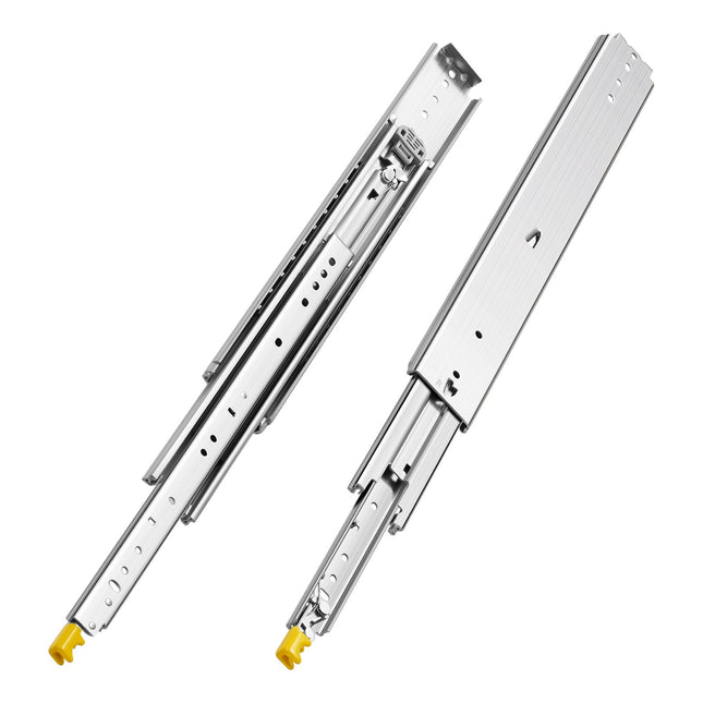 1 Pair 18-60 in Soft-Close Drawer Slides Ball Bearing Full Extension.