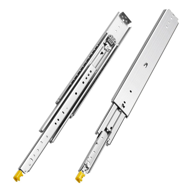 1 Pair 18-60 in Soft-Close Drawer Slides Ball Bearing Full Extension.