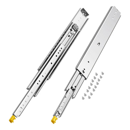 1 Pair 18-60 in Soft-Close Drawer Slides Ball Bearing Full Extension.