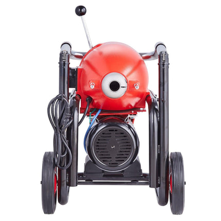 Drain Cleaner Machine 120FT x 6/5" 1100W Sectional Snake Auger Manual Feed.