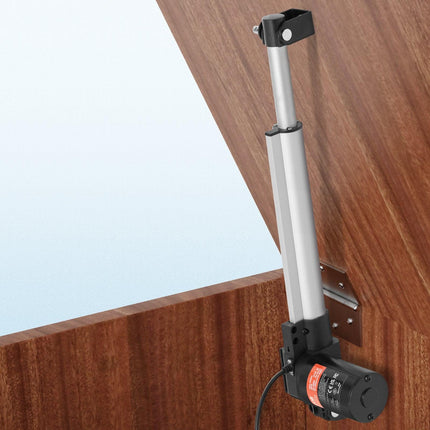 Linear Actuator 12V, 10 Inch Heavy Duty 1320lbs/6000N Linear Actuator, 0.19"/s Linear Motion Actuator with Mounting Bracket & IP44 Protection for Electric Door Industrial Machinery Vessels Cargo.