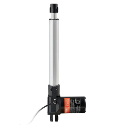 Linear Actuator 12V, 10 Inch Heavy Duty 1320lbs/6000N Linear Actuator, 0.19"/s Linear Motion Actuator with Mounting Bracket & IP44 Protection for Electric Door Industrial Machinery Vessels Cargo.