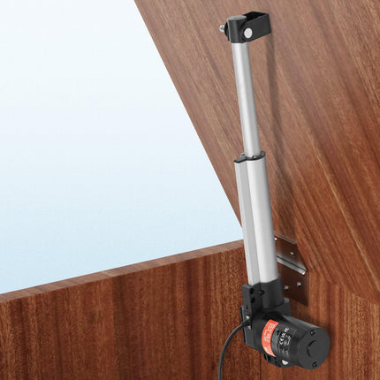 Linear Actuator 12V, 8 Inch Heavy Duty 1320lbs/6000N Linear Actuator, 0.19"/s Linear Motion Actuator with Mounting Bracket & IP44 Protection for Electric Door Industrial Machinery Vessels Cargo.