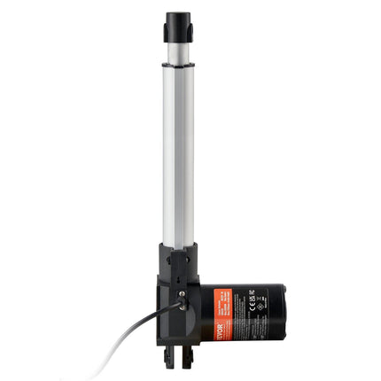 Linear Actuator 12V, 8 Inch Heavy Duty 1320lbs/6000N Linear Actuator, 0.19"/s Linear Motion Actuator with Mounting Bracket & IP44 Protection for Electric Door Industrial Machinery Vessels Cargo.