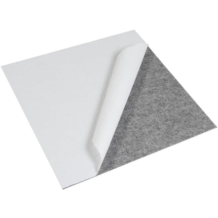 Carpet Tiles Peel and Stick, Squares Self Adhesive Carpet Floor Tile, Soft Padded Carpet Tiles, Easy Install DIY for Bedroom Living Room Indoor Outdoor (9Tiles, Light Gray).