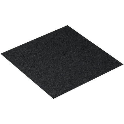 Carpet Tiles Peel and Stick, 24” x 24” Squares Self Adhesive Carpet Floor Tile, Soft Padded Carpet Tiles, Easy Install DIY for Bedroom Living Room Indoor Outdoor (15Tiles, Carbon Black).