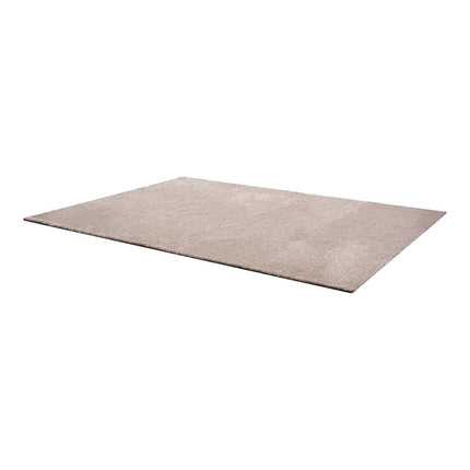 Carpet Tiles 457x457 mm, 10 Pack Carpet Square Rug Detachable & Damage-free, Self Adhesive Home Floor Soft Plush Padded for 2.1㎡ Coverage, Easy DIY for Living Room & Bedroom, Light Brown.