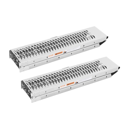 VEVOR Steel Ramps, 1000 lbs, 2Pcs Heavy-duty Ramps with Wider Ramp Surface, Universal Stable Loading Ramp with Handles, Fit for ATV, UTV, Motorcycle, Electric Bicycle, etc..
