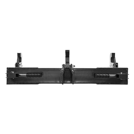 3-Point Quick Hitch with 2 in Receiver, 3000 Lbs Lift Capacity, 3-Pt Hitch with 5 Level Adjustable Bolt, Adaptation to Category 1 & 2 Tractor, Heavy Duty 3 Point Attachments, Black.