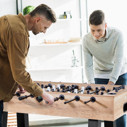 140 cm Foosball Soccer Game Table Standard Size Foosball Table for Home.