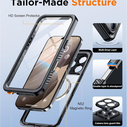 iPhone 16 Pro Max Waterproof Case.