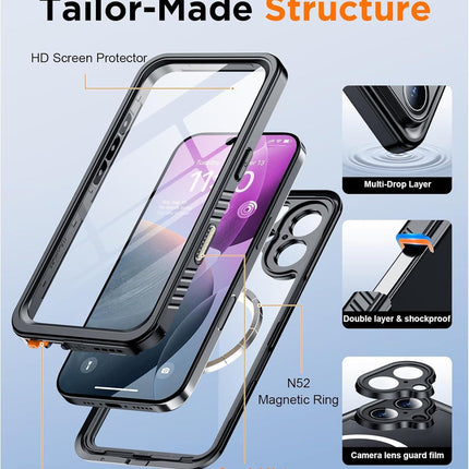 iPhone 16 Plus Waterproof Case.