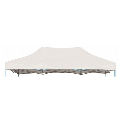 Gazebo Tent Top Cover Camping Beach Sunshade Shelter - White / 3x4.5M.