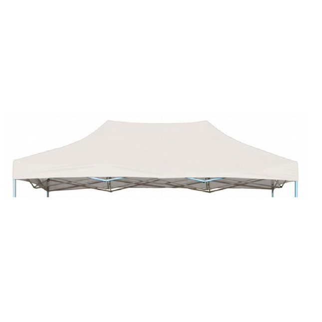 Gazebo Tent Top Cover Camping Beach Sunshade Shelter - White / 3x4.5M.