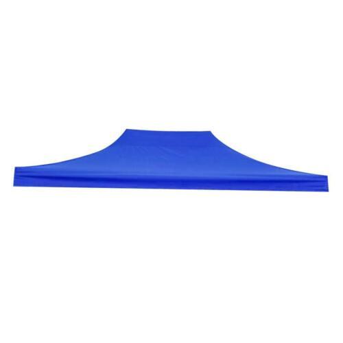 Gazebo Tent Top Cover Camping Beach Sunshade Shelter - Blue / 3x4.5M.