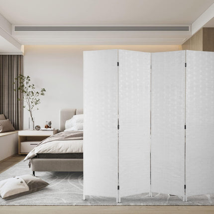 4-Panel Folding Room Divider – Privacy Screen Partition.