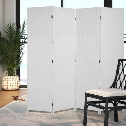 4-Panel Folding Room Divider – Privacy Screen Partition.